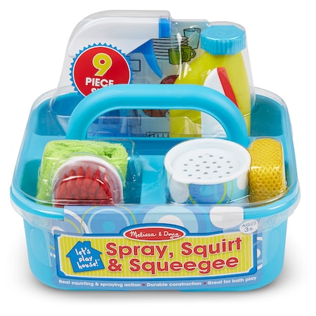 Melissa & Doug Lets Play House Spray, Squirt + Squeegee Play Set 8602